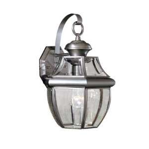 The Great Outdoors 8651 84 1 Light Wall Mount 1 100W Brushed Nickel 