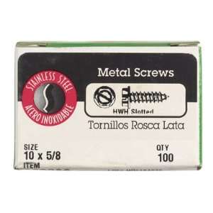   Hillman Stainless Steel Hex Washer Head Sheet Metal Screws (0823086