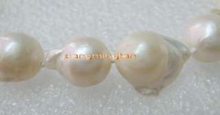 1815 16mm Natural REAL south sea white pearl necklace  