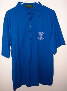 St Andrews The Old Course Mens Polo Golf Shirt XL Blue  