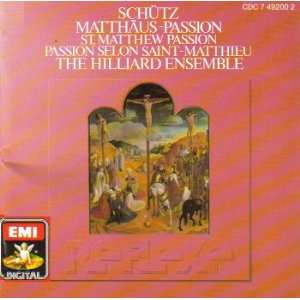  Schutz Matthaus Passion / St. Matthew Passion Music