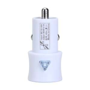  USB Port Mini Car Charger / Adapter with Switch Button for 