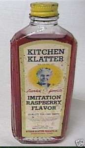 Kitchen Klatter Raspberry Flavor 3 Fl Oz. Full Bottle  