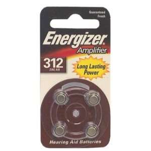  Energizer Amplifier 312 Zinc Air Hearing Aid Battery 