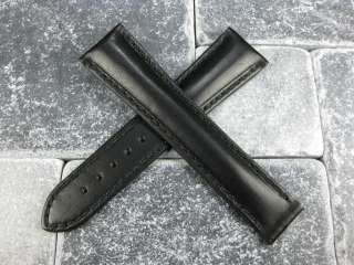 New 20mm CALF Leather Deployment Strap Band Fit OMEGA  