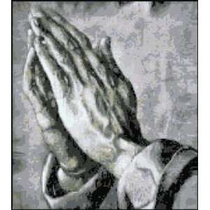    Praying Hands Counted Cross Stitch Pattern 