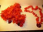 Lot of 10 Orange Jagermeister Leis   Get Your Party On w/ a Jager Lei 