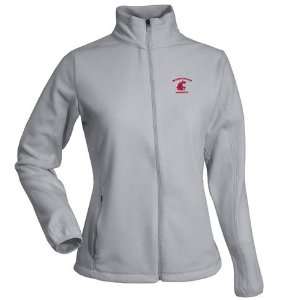  Washington State Womens Sleet Full Zip Fleece (Grey 