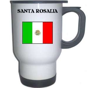  Mexico   SANTA ROSALIA White Stainless Steel Mug 