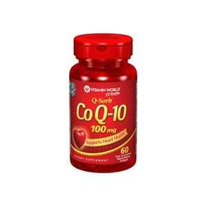  Q Sorb Co Q 10 100 mg. 100 mg 60 Softgels Health 