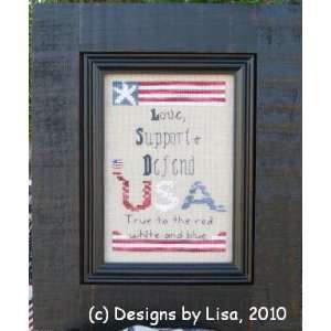   & Defend (with button)   Cross Stitch Pattern Arts, Crafts & Sewing