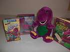 BARNEY 14 PLUSH HAND PUPPET w/DVD, VHS AND BOOK
