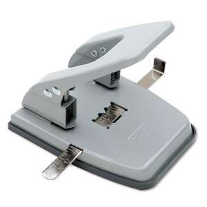  Two Hole Punch, Nonadjustable, 1/4 Inch Hole, Gray, GSA 