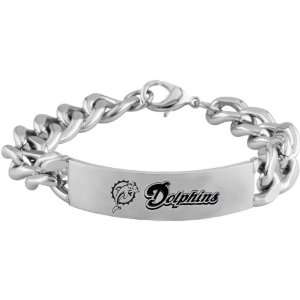   Miami Dolphins Steel ID Bracelet 