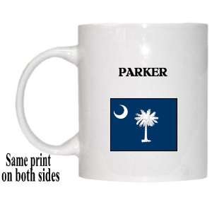  US State Flag   PARKER, South Carolina (SC) Mug 