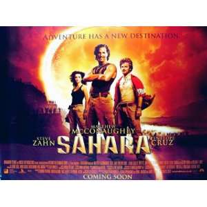  SAHARA ORIGINAL MOVIE POSTER