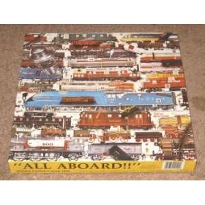  All Aboard / Challenger 600+ piece train themed jigsaw 