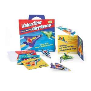   Funny Valentine 28 Card Super Packs, in Paper Airplanes Toys & Games