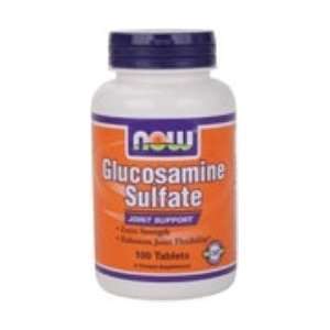 com Glucosamine Sulfate Extra Strength 1100 mg 100 Tablets NOW Foods 