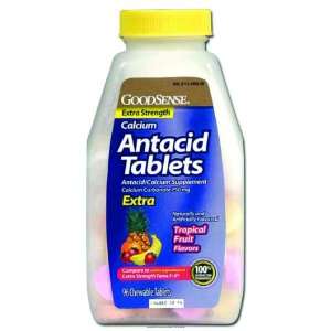  Good Sense Extra Strength Calcium Antacid Tablets, Antacid 