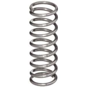 Music Wire Compression Spring, Steel, Inch, 0.3 OD, 0.035 Wire Size 