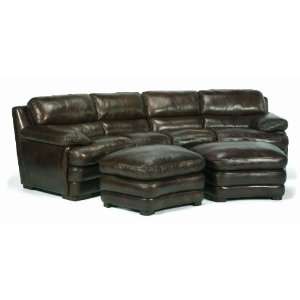  Flexsteel 1127 325 326 Dylan Leather Sectional