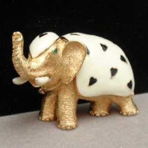 Elephant Pin Vintage Ciner Brooch Parade Regalia Figural  