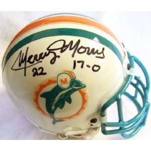 Mercury Morris 17   0 Autographed / Signed Miami Dolphins 