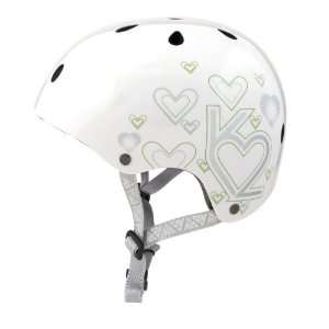  K2 Sports Girls Jr Varsity 2012 Helmet (White/Silver 