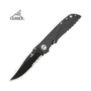  Gerber 31 000119 ICON Clip Folding Knife, Serrated Edge 