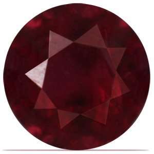  0.64 Carat Untreated Loose Ruby Round Cut Jewelry