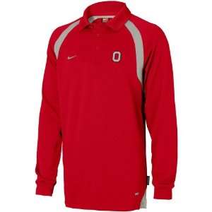  Nike Ohio State Buckeyes Scarlet Conference Long Sleeve 