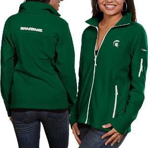 Columbia Michigan State Womens GIve and Go Full Zip  
