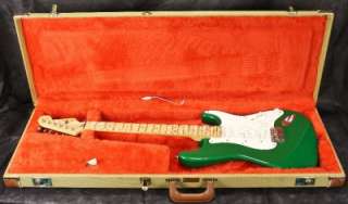 93 Fender USA Eric Clapton Stratocaster Strat Candy Green Guitar w 