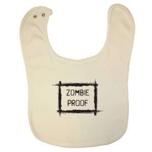    Zombie Underground Organic Cotton Baby Bib   Zombie Proof Baby