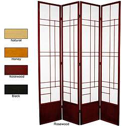 Spruce Wood 84 inch Eudes 4 panel Room Divider (China)  
