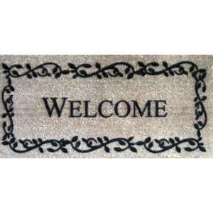  Huffco Welcome Scroll Entrance Mat