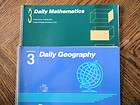   RESOURCE BOOKS * DAILY GEOGRAPHY & DAILY MATH   GRADE 3 LOT OF 2