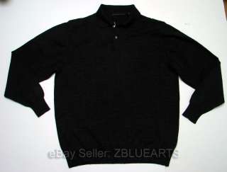 NWT METROPOLITAN VIEW Wool Polo Sweater XL  