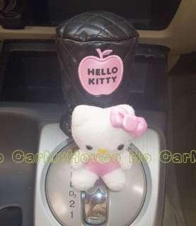 Hello Kitty Apple Princess Leather Car Gear Shift Cover  