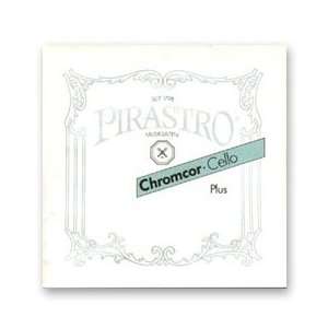  Pirastro Chromcor Plus Cello Set, 4/4 Size   Medium 