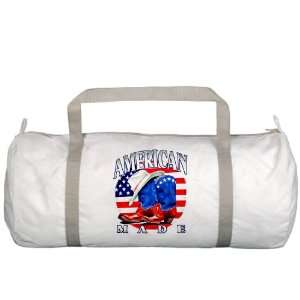  Gym Bag American Made Country Cowboy Boots and Hat 