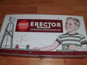 Gilbert Erector Set #10042 Radar Scope Vintage 50 60s  