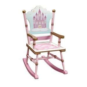  Guidecraft G86308 Princess Rocking Chair, Pink/White 