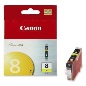  Canon CLI 8Y Ink Cartridge. CLI 8Y YELLOW CART FOR PIXMA 