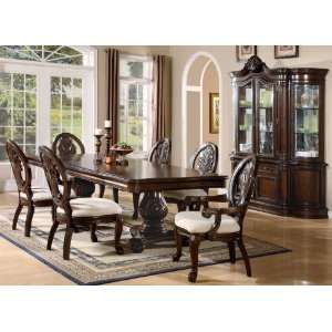  9 Piece Dining Room Furniture Set in Cherry   Coaster 