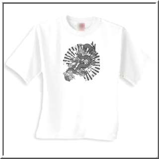 Asian Chinese Janpanese Rhinestone Dragon Serpent T Shirt S,M,L,XL,2X 