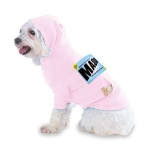   MASON Hooded (Hoody) T Shirt with pocket for your Dog or Cat Medium Lt