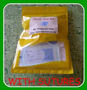   Kit Medical Supplie Emergency Wound SUTURES packed in Weatherproof bag