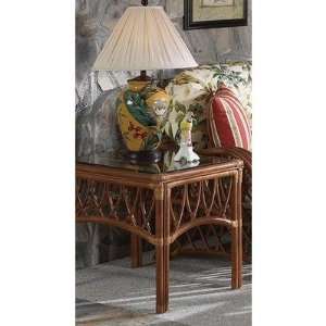    South Sea Rattan 3143 3100 Antigua End Table Finish Antique Baby
